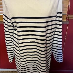 GAP Striped Long Sleeve dress